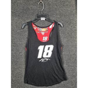 Kyle Busch M&M's Racing Shirt Womens Small Black Red 18 NASCAR Racecar Fan Tank